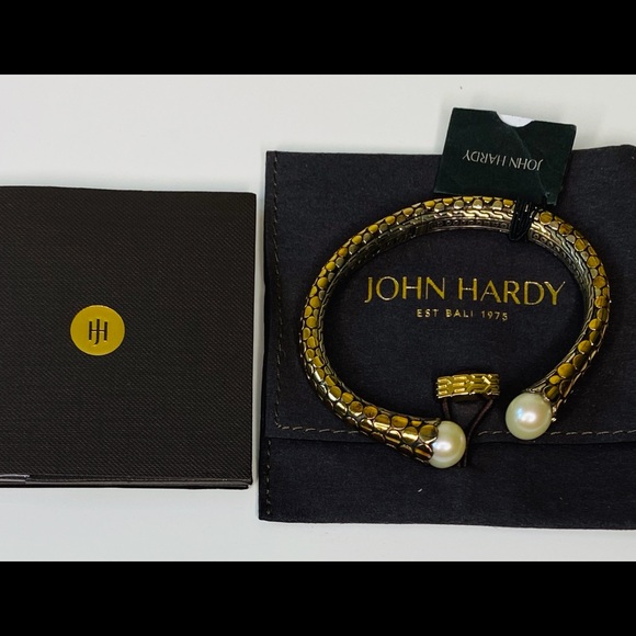 John Hardy Women’s Dot Gold & Silver Kick Cuff L - Picture 2 of 10